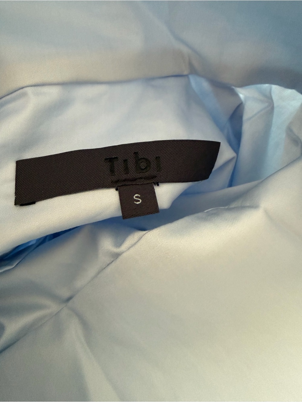 Tibi Eco Poplin Funnel Neck Dolman Top - size S - Picture 9 of 10